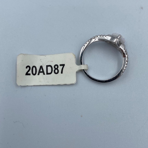 925 silver heart shaped ring size 6 Charmed Aroma - Picture 3 of 8